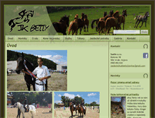 Tablet Screenshot of jazdeckyklubbetty.sk